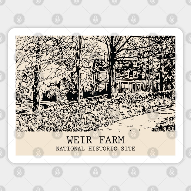 Weir Farm National Historic Site Magnet by Lakeric
